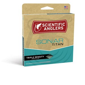 Scientific Anglers Sonar Titan Taper 3D Fly Line S3/S6 in Pale Green and Dark Green and Brown